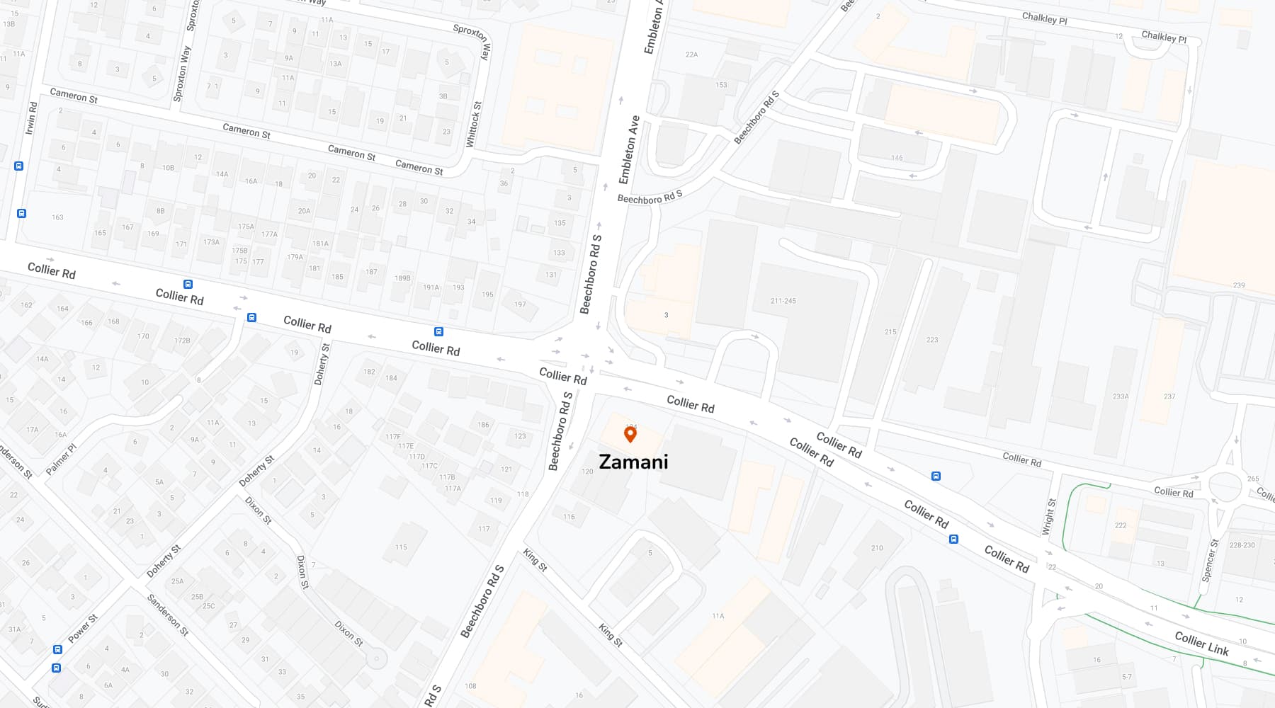 Zamani map
